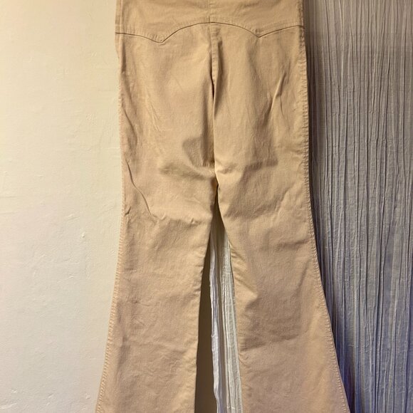 Vintage Taba&co Paris Beige Western Flare Pants | Size Small - Picture 6 of 6